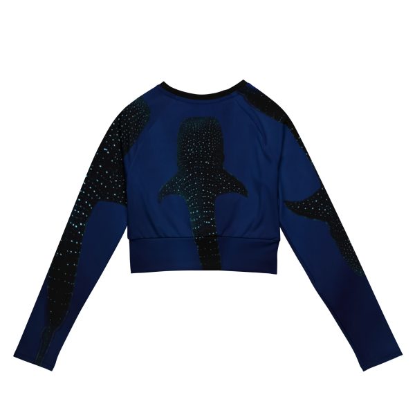 Recycled long-sleeve crop top - Image 2